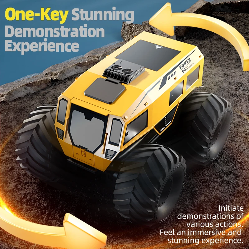 New 1/20 RC Sherpa four-wheel drive large foot climbing all-terrain amphibious vehicle toys for children. thumbnail 3