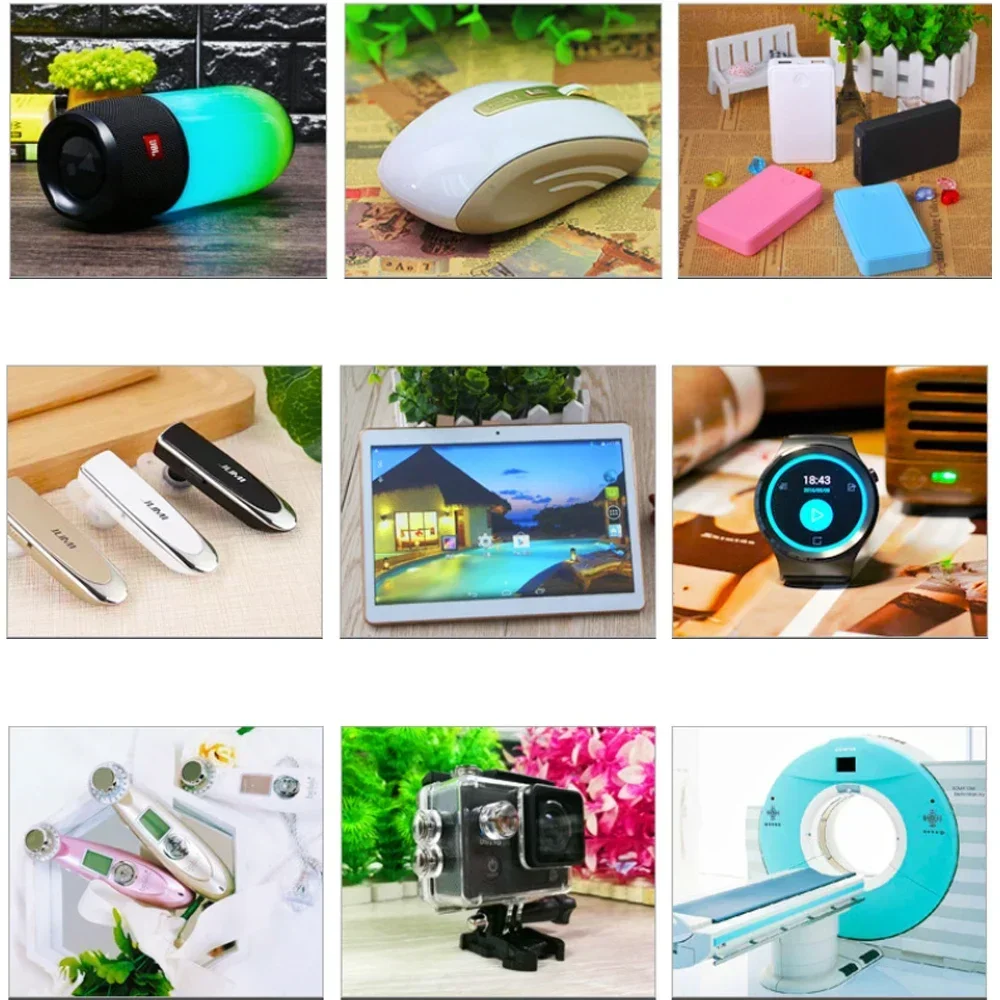 105568 3.7V5000mAh Polymer Lithium LiPo Battery for Camping Lights GPS DVD E-book Tablet Pc Laptop Power Bank Video Game1-10PCS thumbnail 5