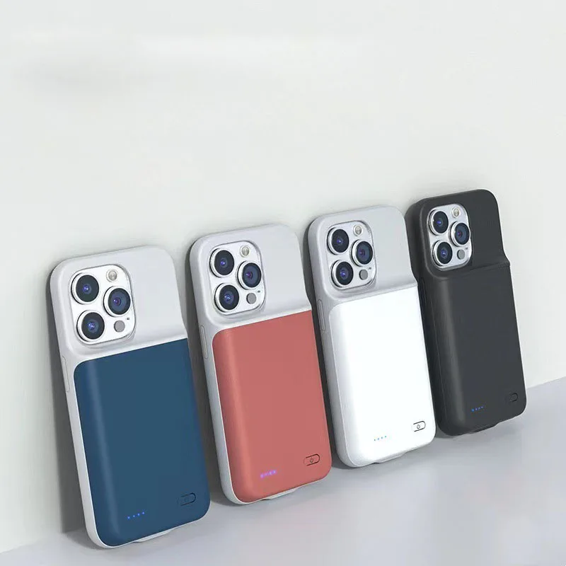 6800mah Phone Battery Case For iPhone 16 14 15 SE 2020 6 7 8 11 12 13 Pro max Plus External Battery Portable Charger Backup Case