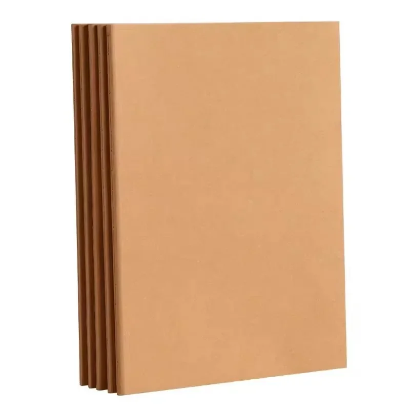 A5 B5 Vintage Kraft Paper Notebook Travel Diary Meeting Scheduler for Students School Supplies Office Stationery Durable Gift thumbnail 6
