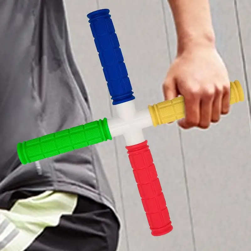 Reaction Training Four-Head Stick Exercise Equipment hand-eye coordination Improve Speed and Agility for All Ages Athletes thumbnail 5