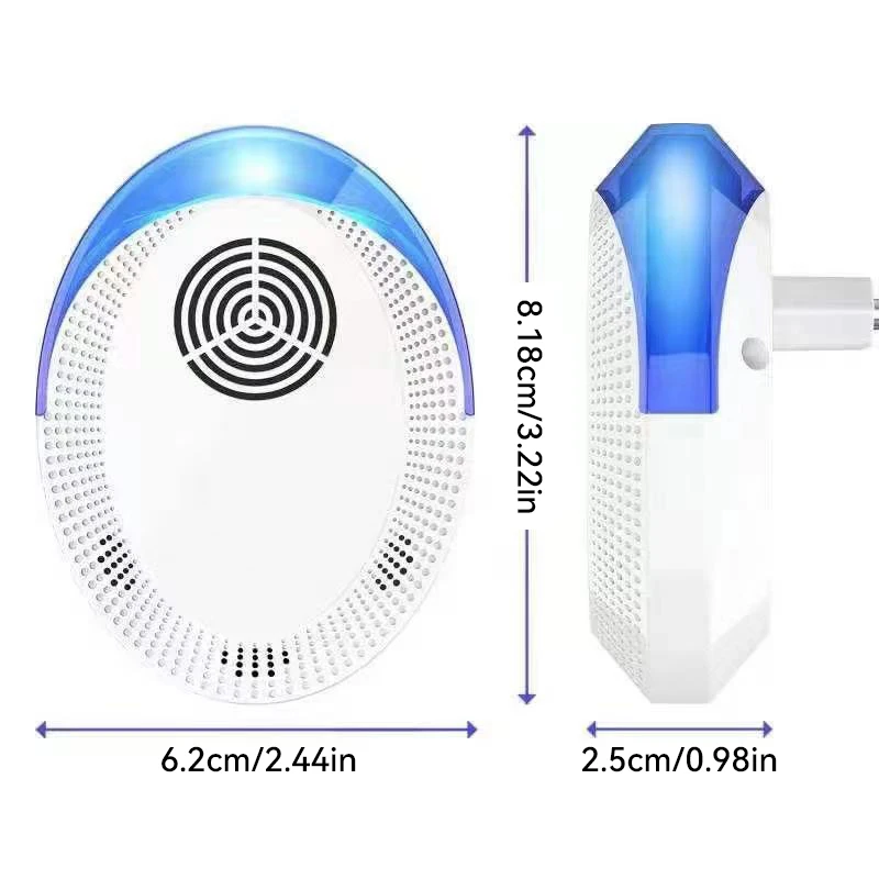 Ultrasonic Pest Repellents Mouse Cockroach Mosquito Insect Long Service Life Repeller Essential Summer Mosquito Reject Repellent thumbnail 6