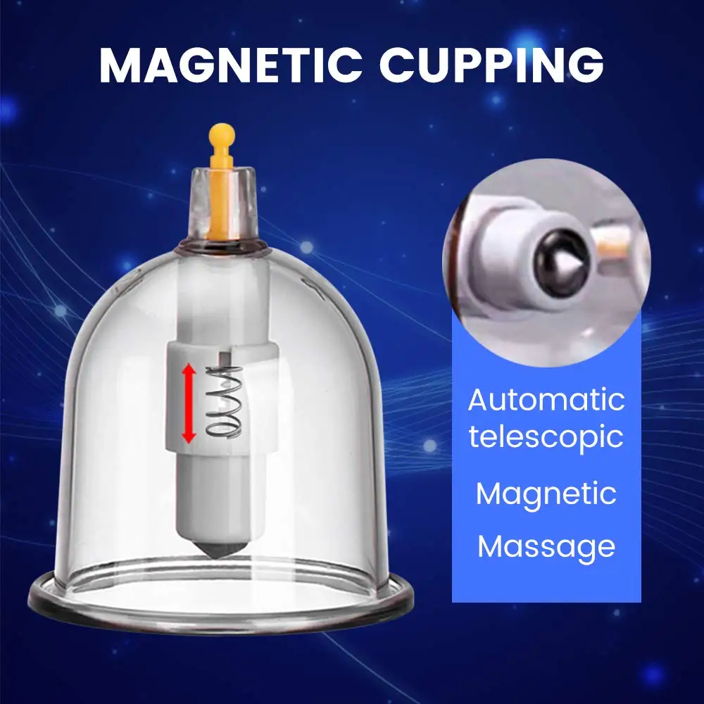 Cupping Therapy Set Electric Vacuum Massage Rechargeable Guasha Massage Scraping Device Beauty Health Physical Fatigue Relieve thumbnail 5