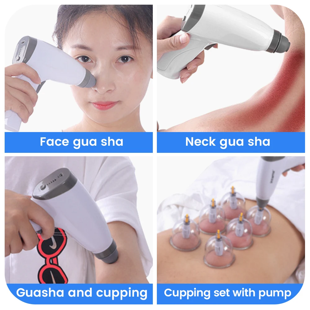 Cupping Therapy Set Electric Vacuum Massage Rechargeable Guasha Massage Scraping Device Beauty Health Physical Fatigue Relieve thumbnail 6