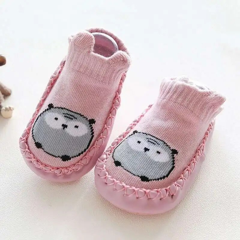 1 Pair Fashion Cute Baby Socks With Rubber Soles Infant Spring Autumn Winter Children Floor Socks Shoes Anti Slip Soft Sole Sock thumbnail 4