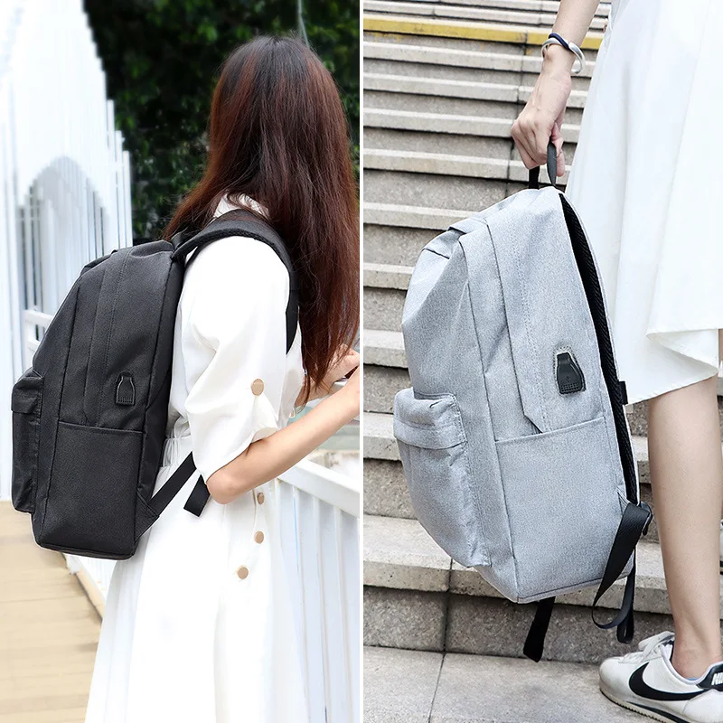 Fashionable Student Schoolbag Casual Backpack Simple Computer Bag 15.6 Inch Business Computer Bag thumbnail 5