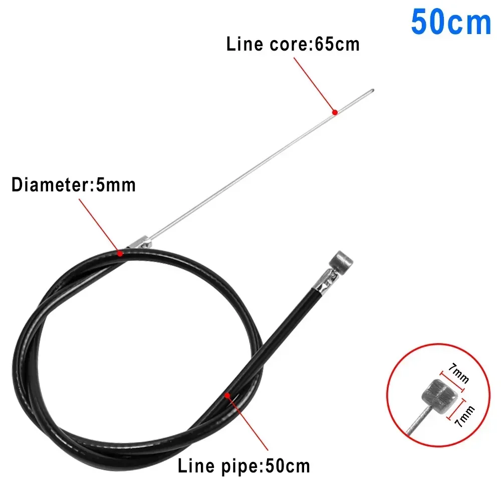 50-200cm Stainless Steel Brake Cable for Electric Scooter Bicycle Mountain Bike Durable Brake Cable Accessories thumbnail 4