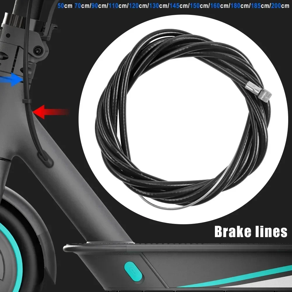 50-200cm Stainless Steel Brake Cable for Electric Scooter Bicycle Mountain Bike Durable Brake Cable Accessories thumbnail 3