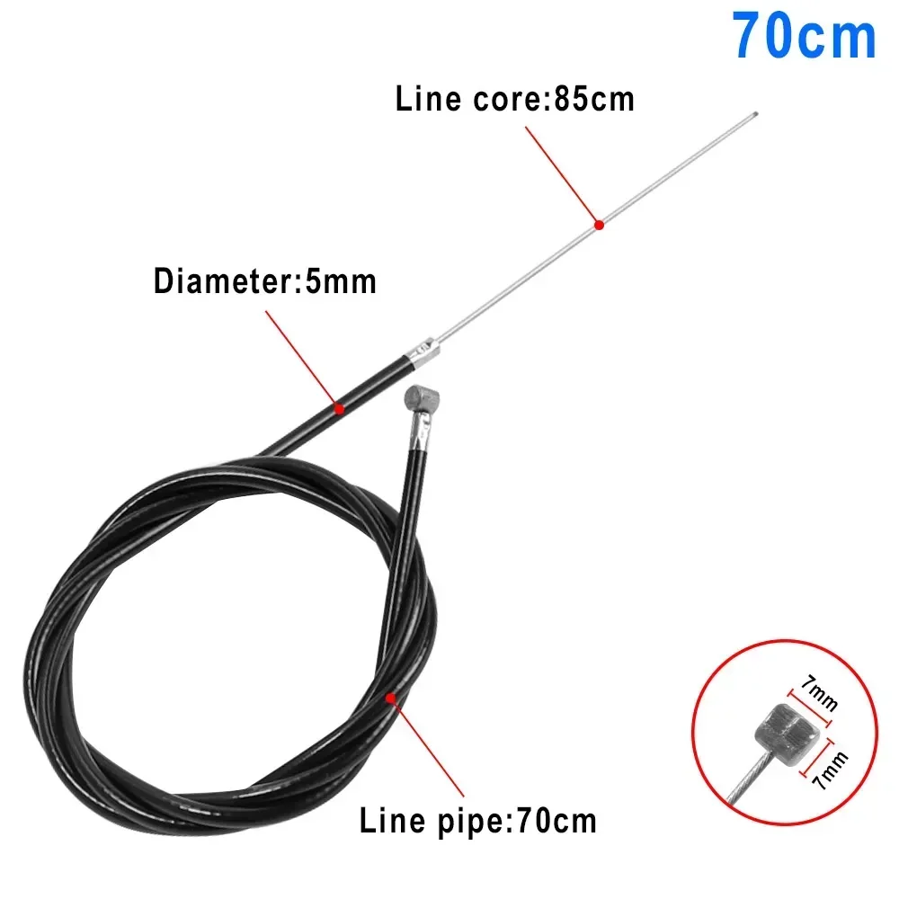 50-200cm Stainless Steel Brake Cable for Electric Scooter Bicycle Mountain Bike Durable Brake Cable Accessories thumbnail 5