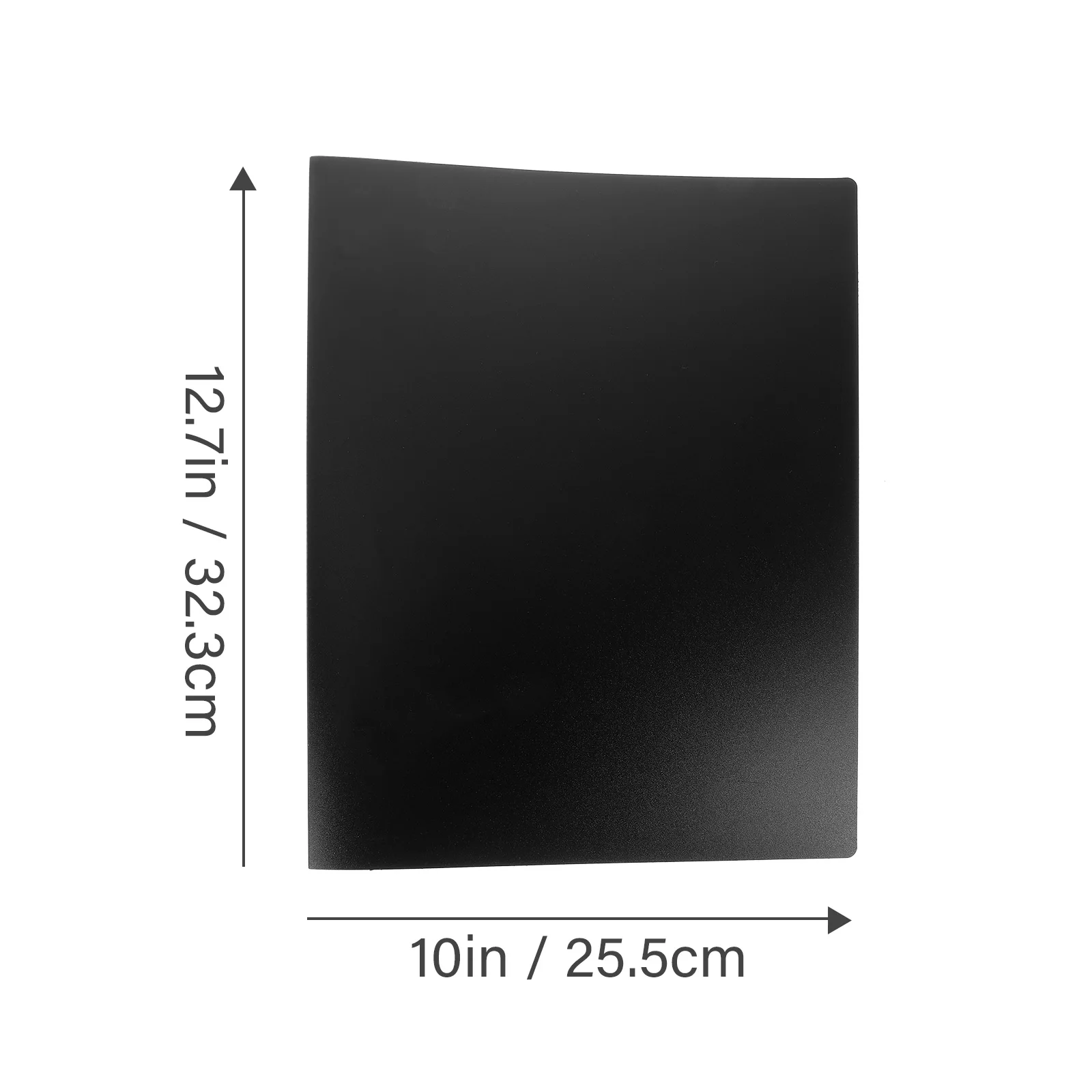 Black Cover Four Hole A4 File Folder Pp Material Metal Ring Binder Document Storage Office ganizer Music Score Folder thumbnail 6