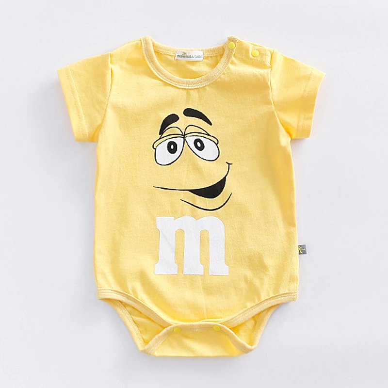 Cute Short Sleeve Rompers Newborn Clothing Solid Color Bodysuit Baby Boys Girls Thin Simple Onesies Fashion Summer Pajamas thumbnail 6