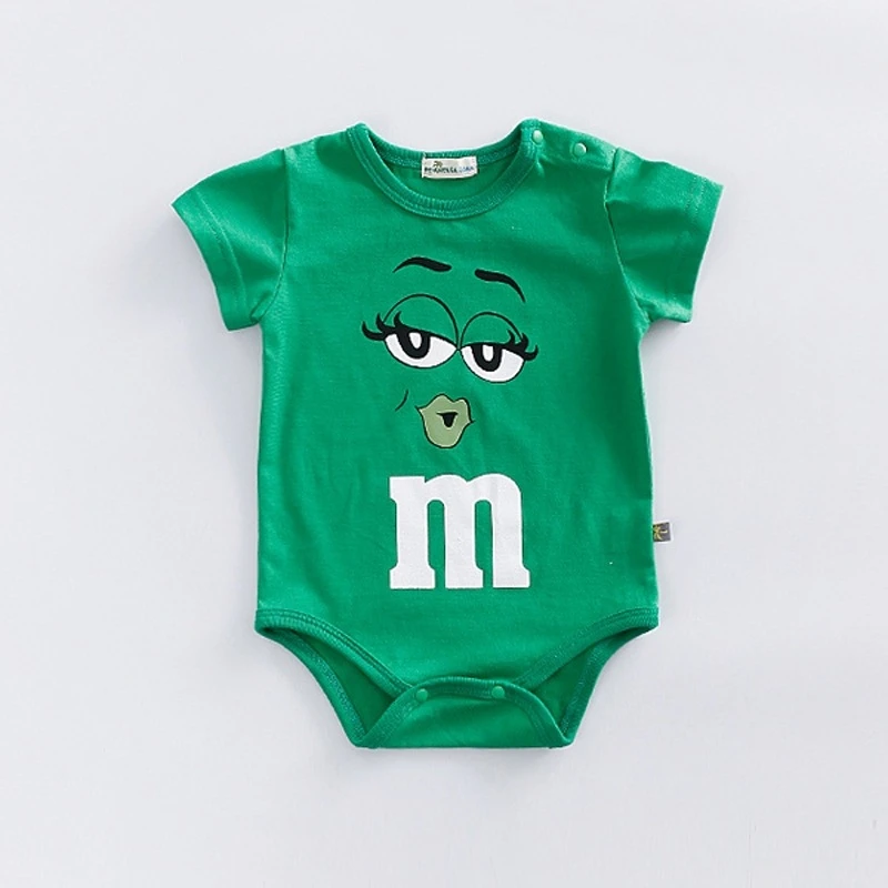 Cute Short Sleeve Rompers Newborn Clothing Solid Color Bodysuit Baby Boys Girls Thin Simple Onesies Fashion Summer Pajamas thumbnail 4