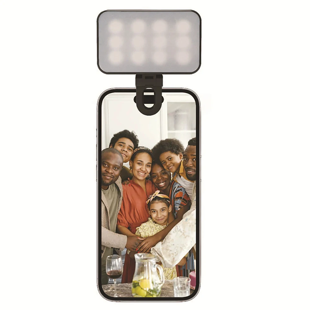3 Modes Adjustable Brightness Portable Mini Selfie Fill Light Rechargeable Clip On For Phone Laptop Tablet Meeting Make Up thumbnail 5