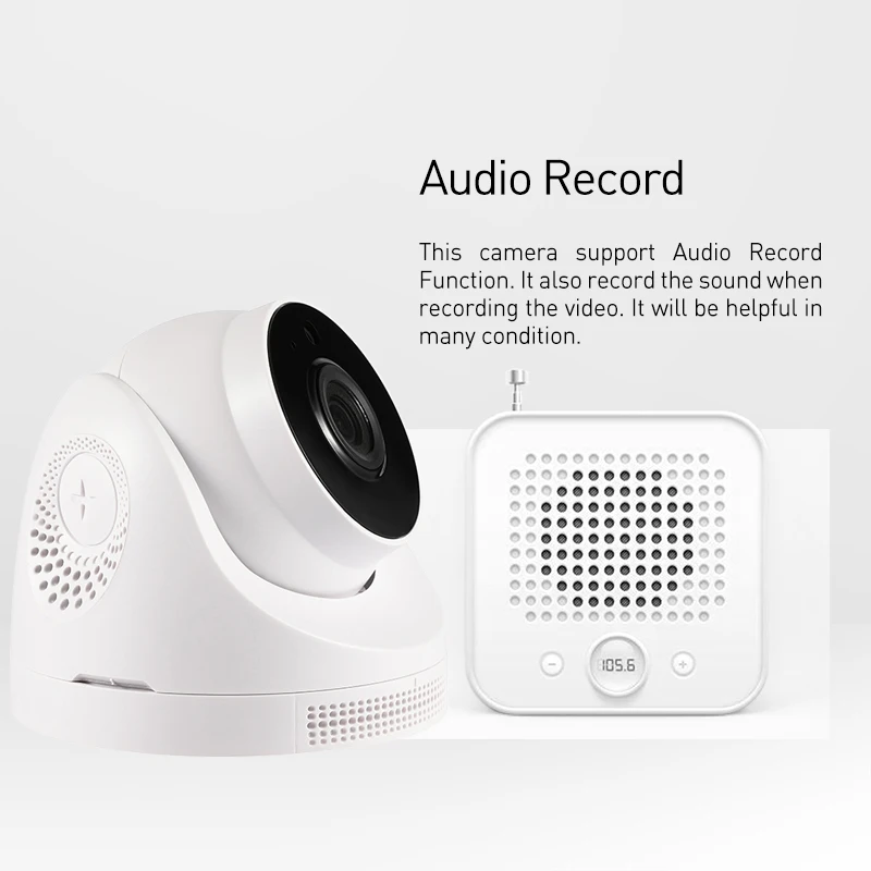 8MP Audio IP Camera POE HD  Indoor Security ONVIF P2P CCTV System Video Surveillance Cam thumbnail 2