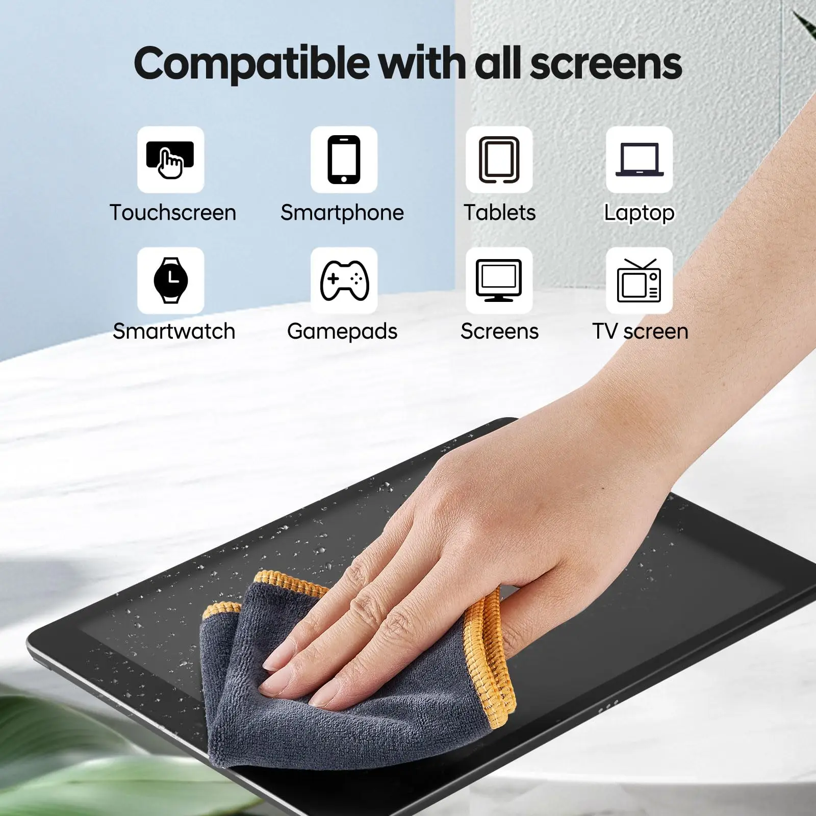 Screen Cleaner Spray Kit-Glass Cleaner Spray and Microfiber Cleaning Cloth,Suitable for a variety of Glass,Glasses,Camera Lenses thumbnail 6
