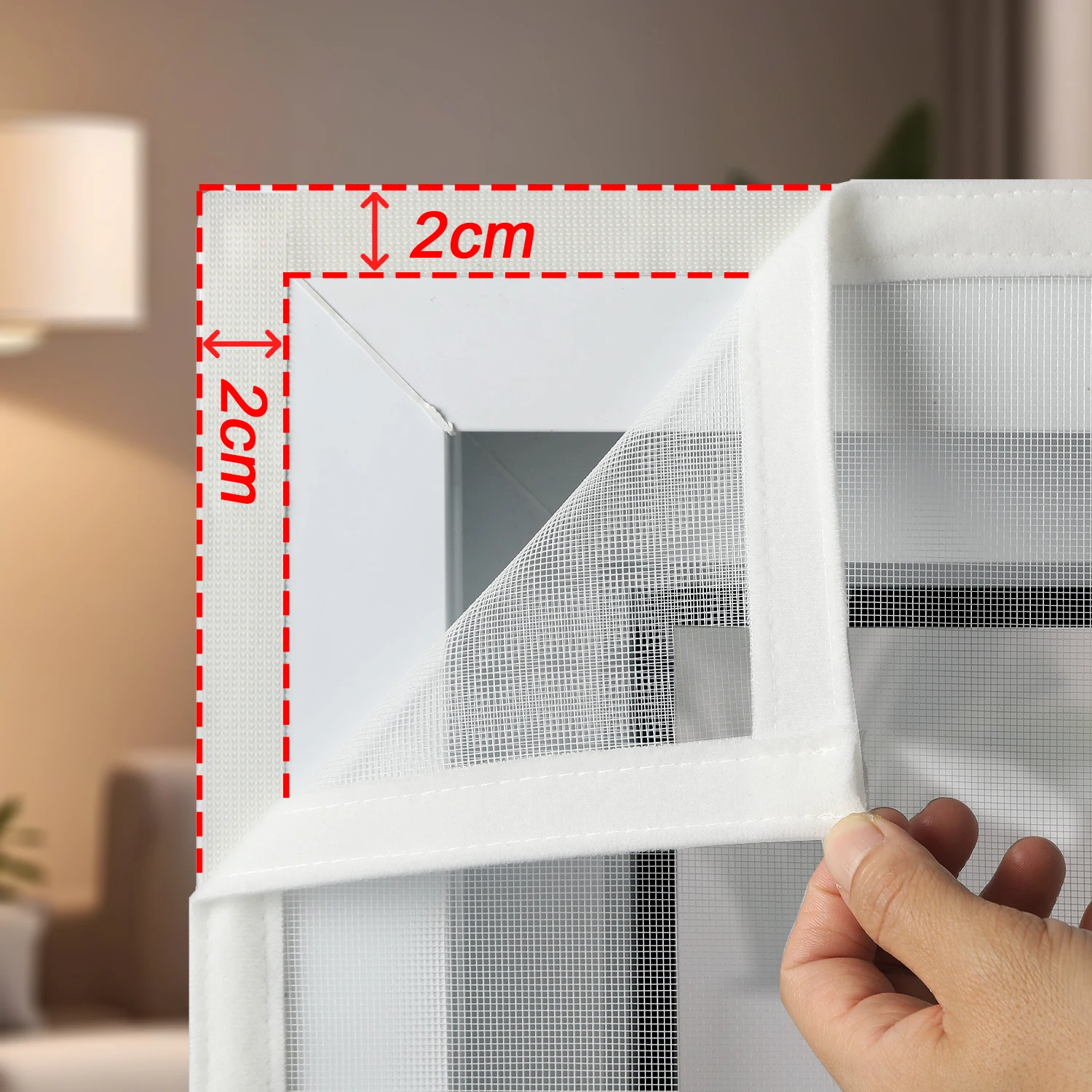Window mosquito net, summer mosquito prevention, window screen, self-adhesive mosquito net, durable thumbnail 3