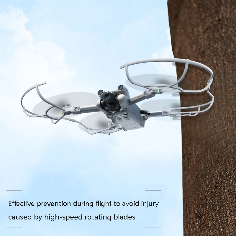Propeller Protector For DJI Mini 3 Pro Drone LightWeight Guard Anti-Collision Props Wing Fan Bumper Landing Gear Accessories thumbnail 5