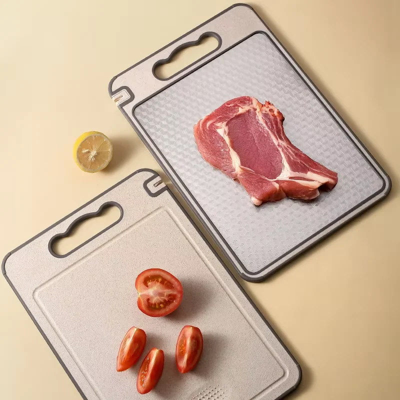 Stainless Stee Cutting Board Set,Double SidedKitchen Chopping Boards,Titanium-Finish,Dishwasher Safe, Meat and Veggies thumbnail 4