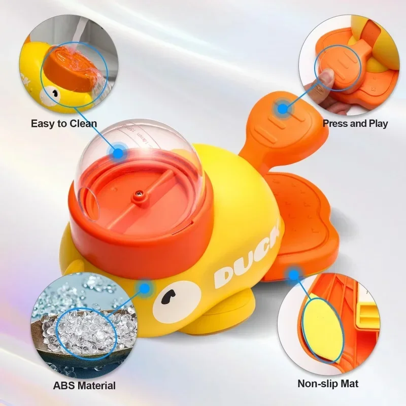 Dog Puzzle Feeder Interactive Pet Food Treat Dispenser Cartoon Duck Design Anti-slip Pet Automatic Feeder Toys for Dog Training thumbnail 4
