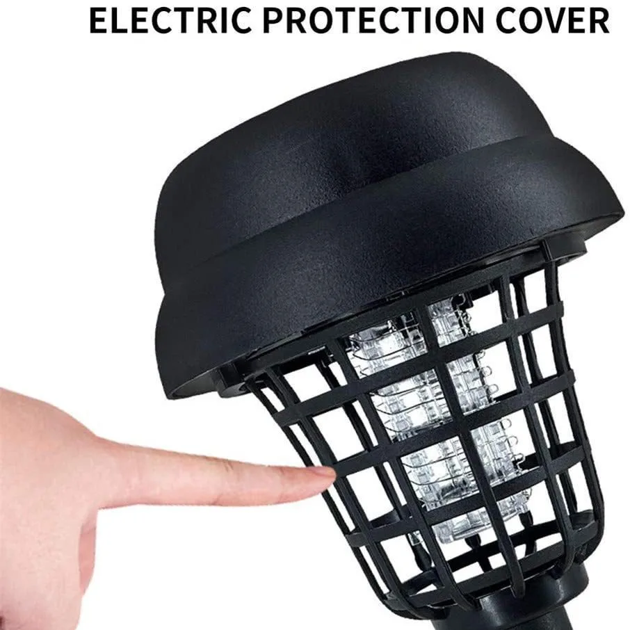 4pcs Solar Mosquito Killer Lamps 2 in 1 Bug Zapper Home Outdoor Waterproof Garden Lawn Camping Repellent Fly Trap Lights thumbnail 4