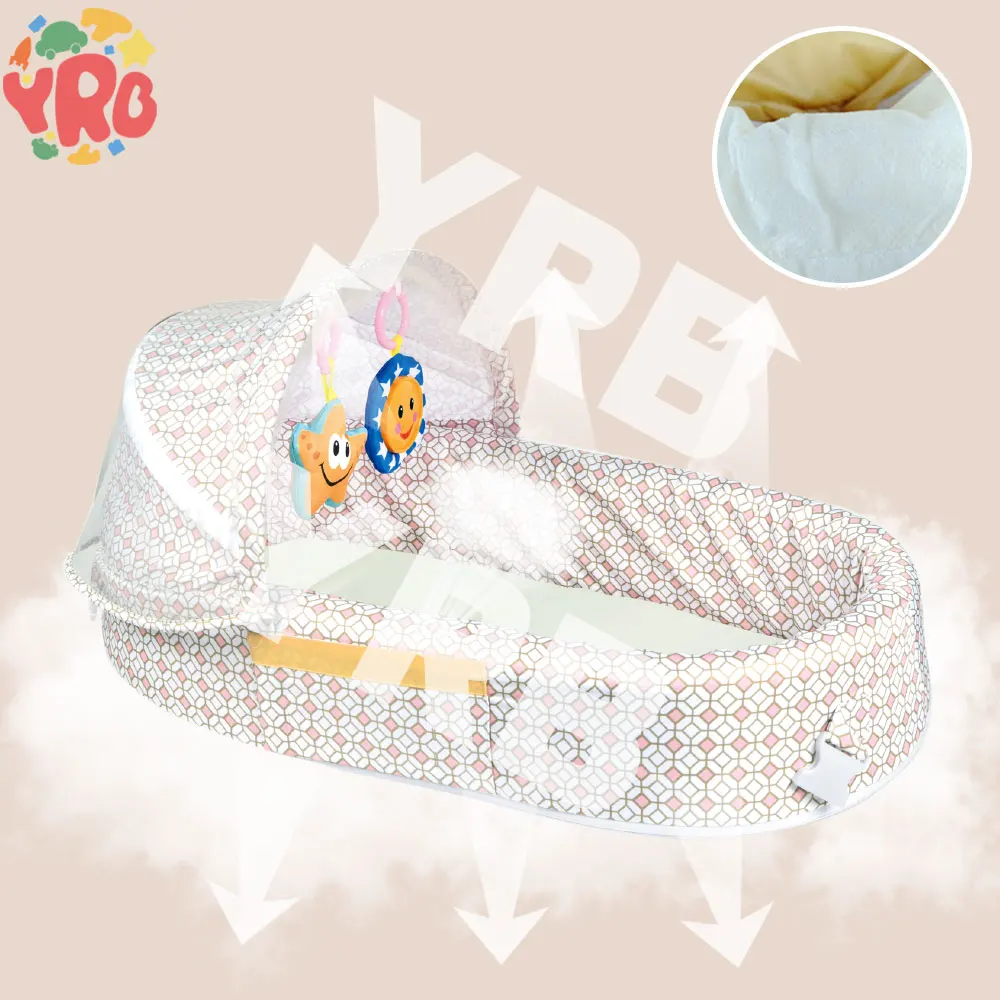 Convenient Bed in Bed Movable Folding Crib Multifunctional Crib Anti-extrusion Child Bb Bionic Bed thumbnail 4