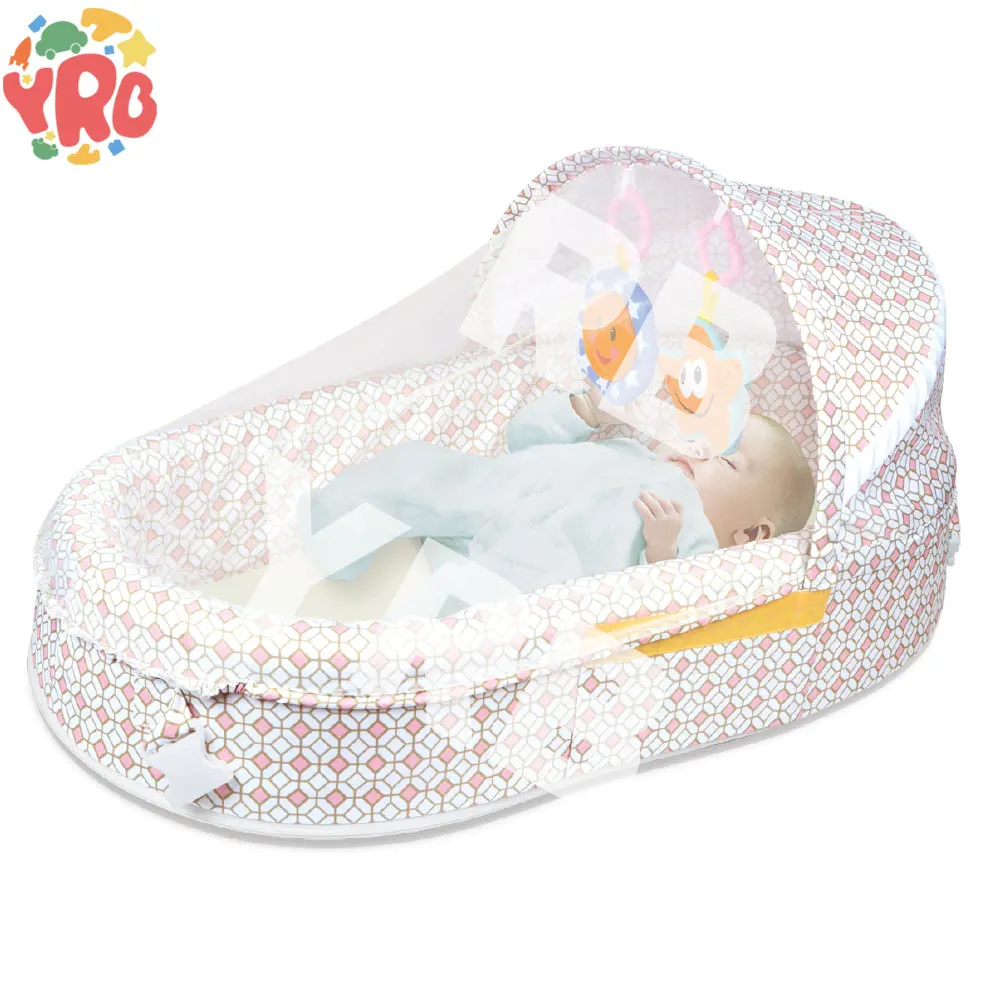 Convenient Bed in Bed Movable Folding Crib Multifunctional Crib Anti-extrusion Child Bb Bionic Bed