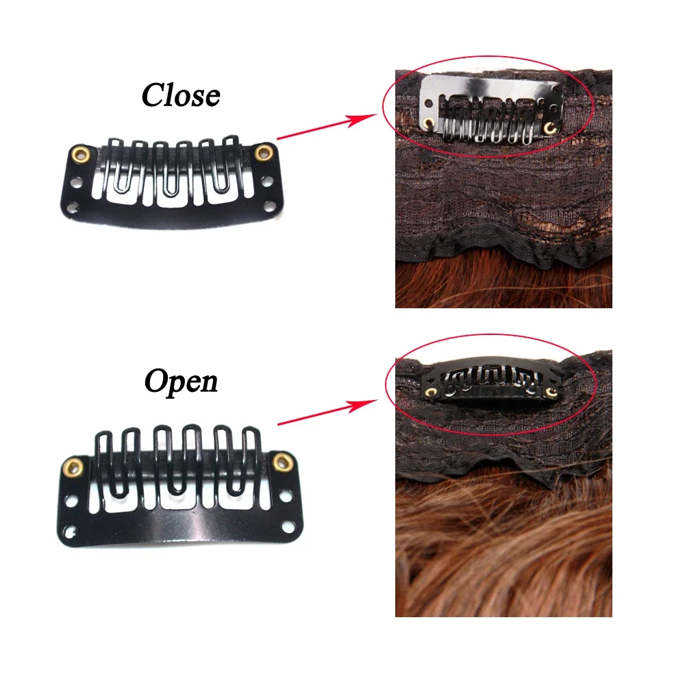 32MM U Shape Wigs Snap Clips Hairpins Hair Extensions Tool Women Beauty Hair Styling Accessories Metal Pin Wigs 30pcs thumbnail 5