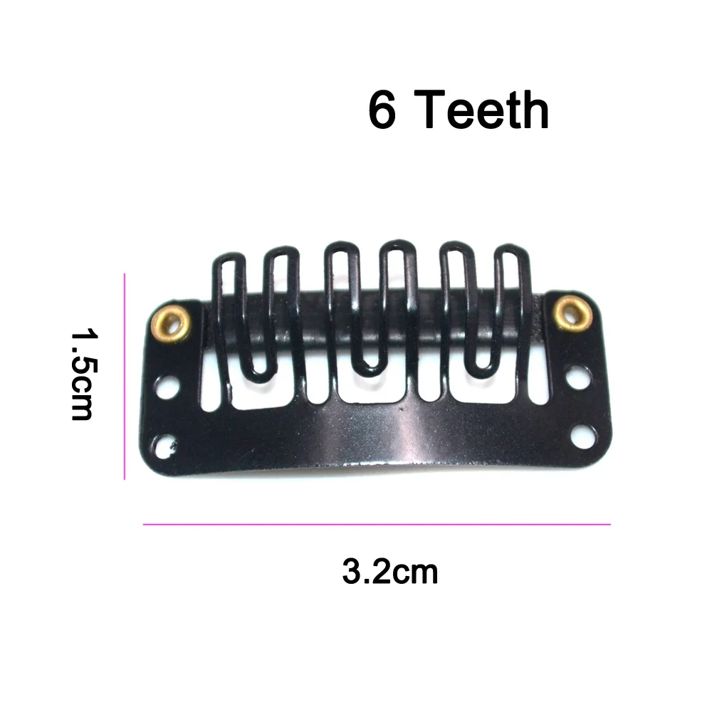 32MM U Shape Wigs Snap Clips Hairpins Hair Extensions Tool Women Beauty Hair Styling Accessories Metal Pin Wigs 30pcs thumbnail 4
