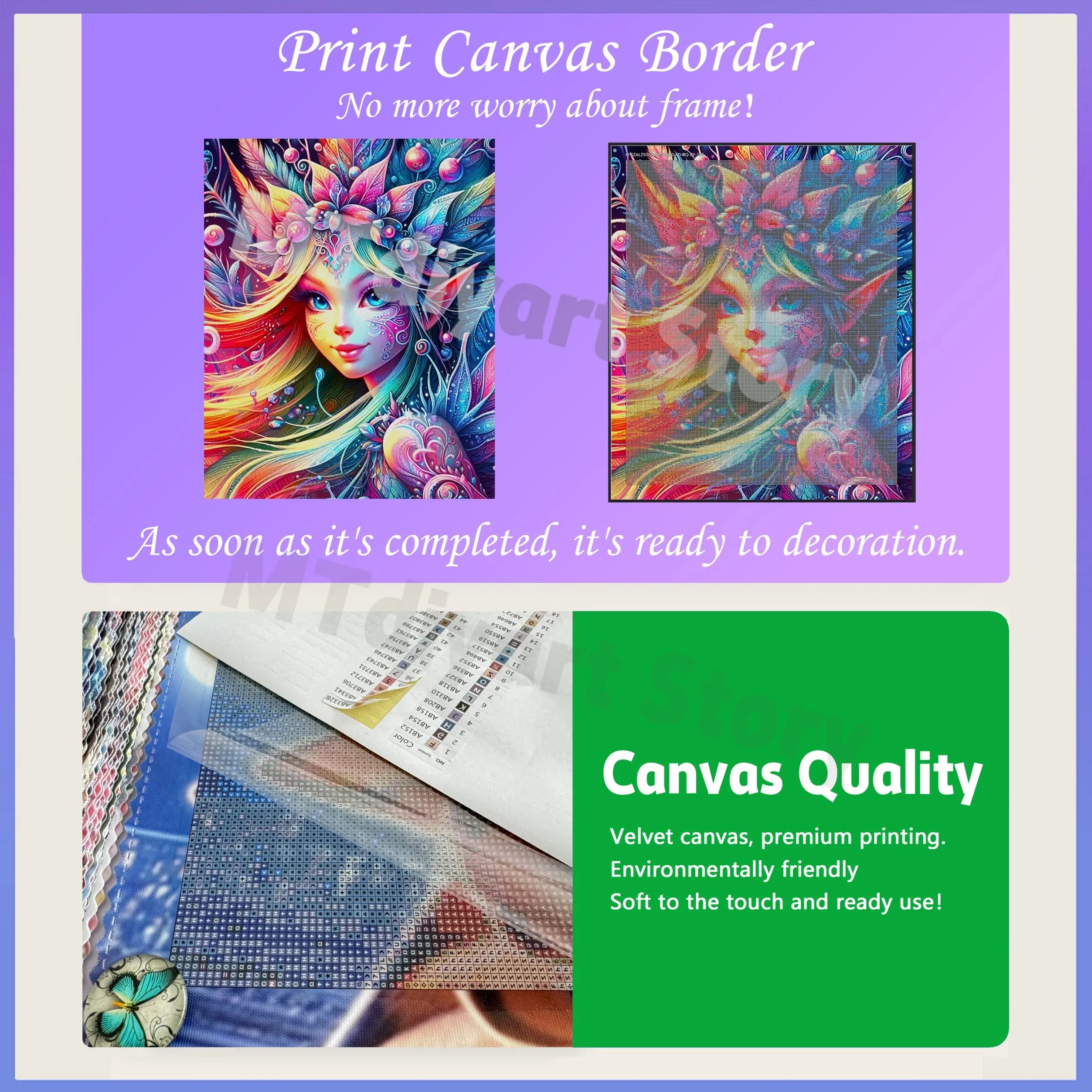 Night Landscape 120 Colors Resin Diamond Painting With Sticker Legend Full Drills Rhinestones 5D DIY Art Kits For Home Decors thumbnail 2