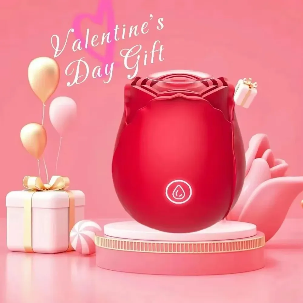Powerful Vagina Sucking Vibrator rose toy toungue Intimate Good Nipple Sucker Oral Licking Clitoris Stimulation Sex Toy Women thumbnail 6