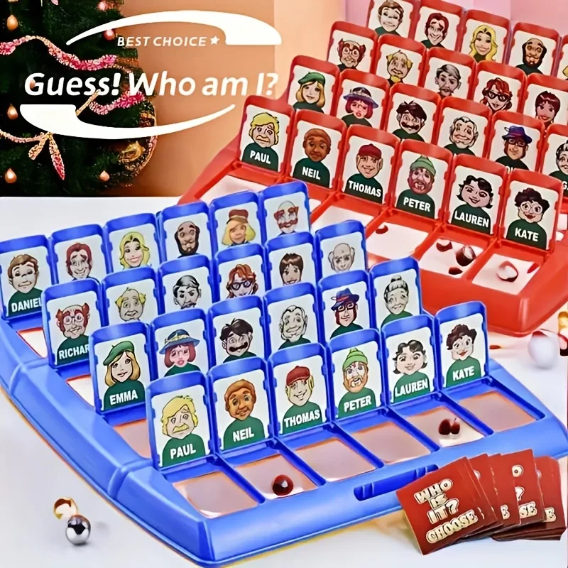 Guess Who? Family Fun Card Game - Colorful Boxed Edition, Educational Brain Teaser for Youngsters & Adults, Perfect for Parties thumbnail 2