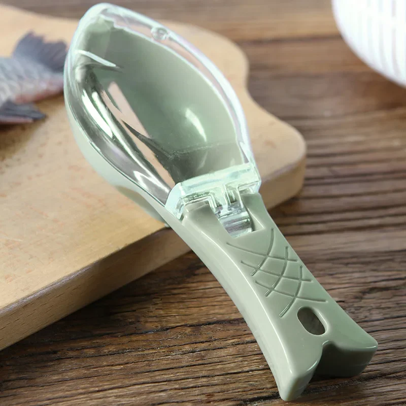 Fish Scale Scraper Fish Skin Brush Seafood Tools Fast Remove Fish Scraper Cleaning Knife Kitchen Accessories thumbnail 5