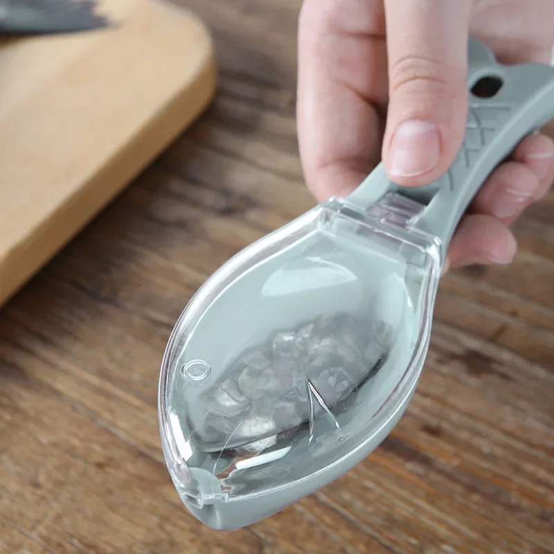 Fish Scale Scraper Fish Skin Brush Seafood Tools Fast Remove Fish Scraper Cleaning Knife Kitchen Accessories thumbnail 4