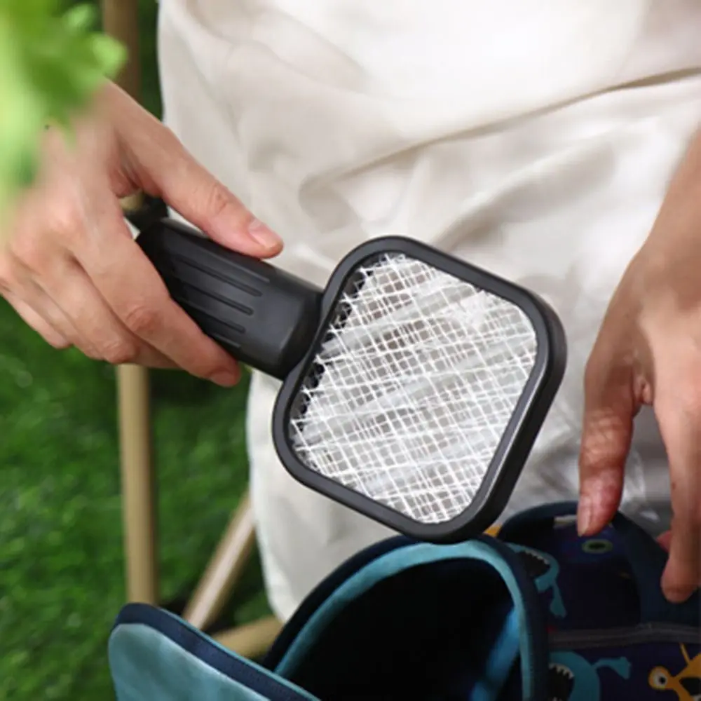 Mini USB Mosquito Swatter UV Light Security Net Insect Racket Portable Electric Shock Physical Mosquito Trap Racket Household thumbnail 5