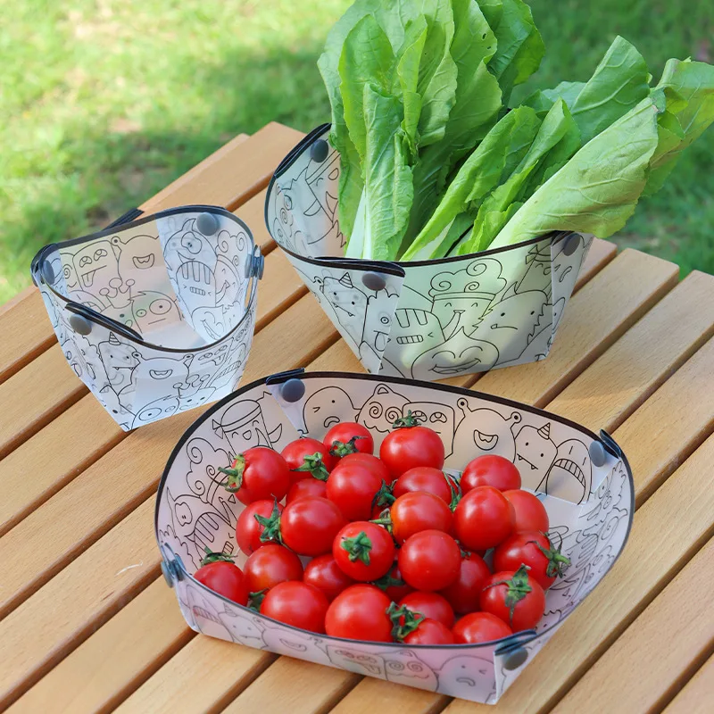 Outdoor Camping Folding Lightweight Tableware Camping Supplies Portable Foldable Bowl Plate Cup Filter Folding Tableware посуда thumbnail 2