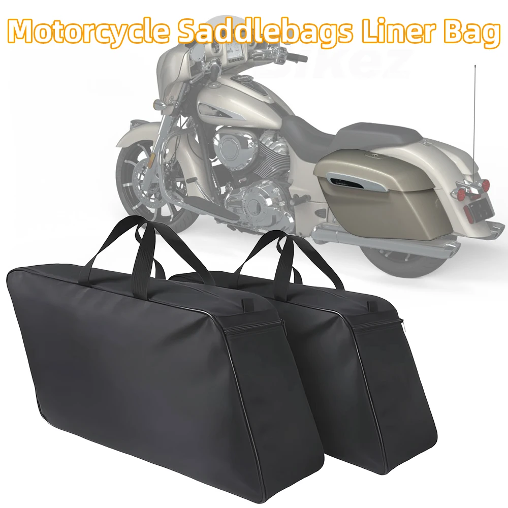 Motorcycle Saddlebags Liner Bag Rear Left Right Trunk Pannier Inner Bag for Indian Chieftain 2020-2024