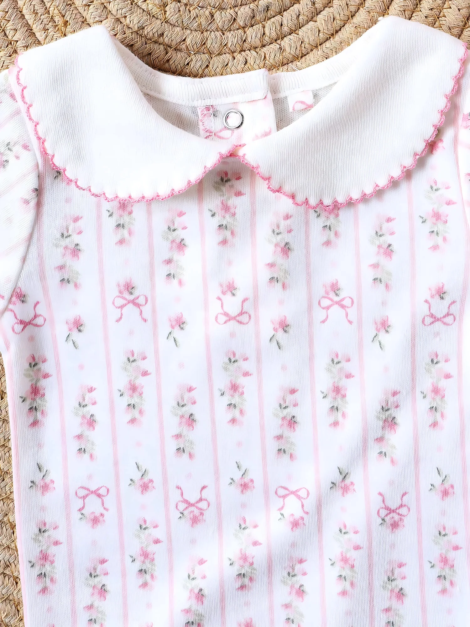 5PCS Baby Girl Clothes baby girls onesie summer cotton fabric Short-sleeved jumpsuit newborn baby clothes 0-9 months thumbnail 3