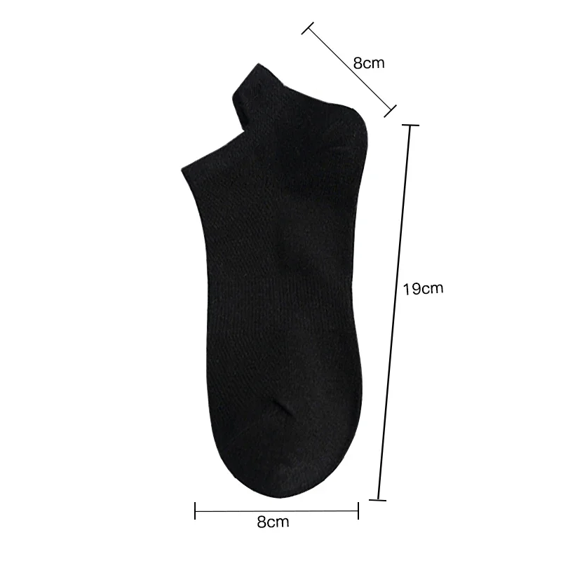 3 Pairs/Lot Men's Cotton Invisible Ankle Casual Socks Solid Color Mesh Male Comfortable Breathable Underwear Soft Short Sock thumbnail 6