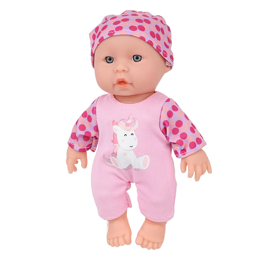 6inch/15cm LifeLike Baby Dolls Washable Vinyl Bebe Doll With Jumpsuits Realistic Soft Reborn Doll Kids Birthdays Toys thumbnail 4
