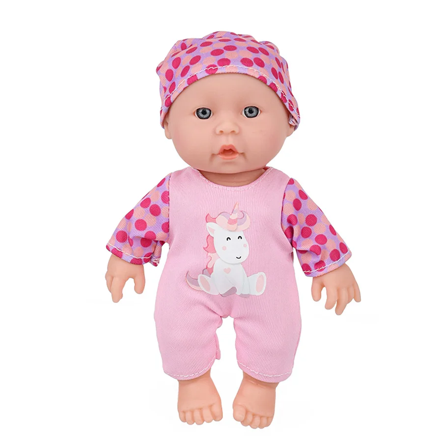 6inch/15cm LifeLike Baby Dolls Washable Vinyl Bebe Doll With Jumpsuits Realistic Soft Reborn Doll Kids Birthdays Toys thumbnail 2