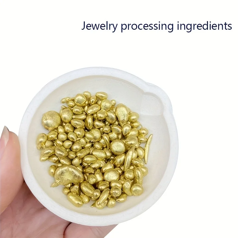 Brass Casting Nuggets for Jewelry DIY Non-Tarnish Metal Crafting Kit Rings Pendants Necklaces Accessories Making Supplies thumbnail 3
