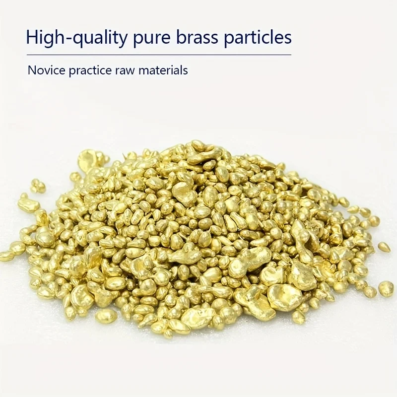Brass Casting Nuggets for Jewelry DIY Non-Tarnish Metal Crafting Kit Rings Pendants Necklaces Accessories Making Supplies thumbnail 4