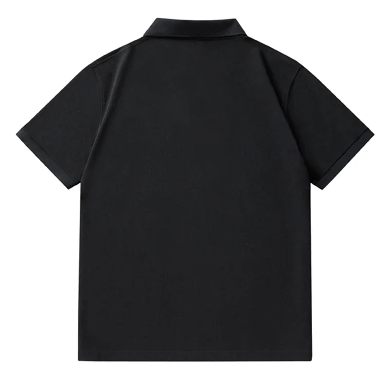 Men Plus Size Polo Shirt Oversized 6XL 7XL Summer Short Sleeve T Shirts Black Loose Male Shirt Men Clothing Ropa Para Hombre thumbnail 5