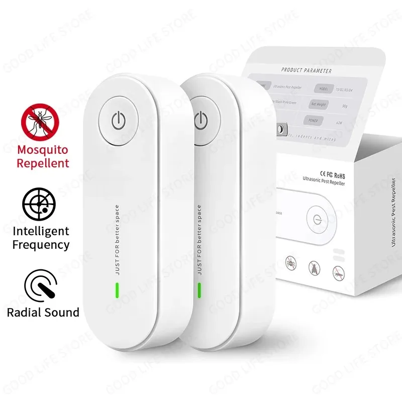 Electronic ultrasonic pest control repeller for mice, insects, rodents, rats, cockroaches, repeller for home use with US/EU thumbnail 2