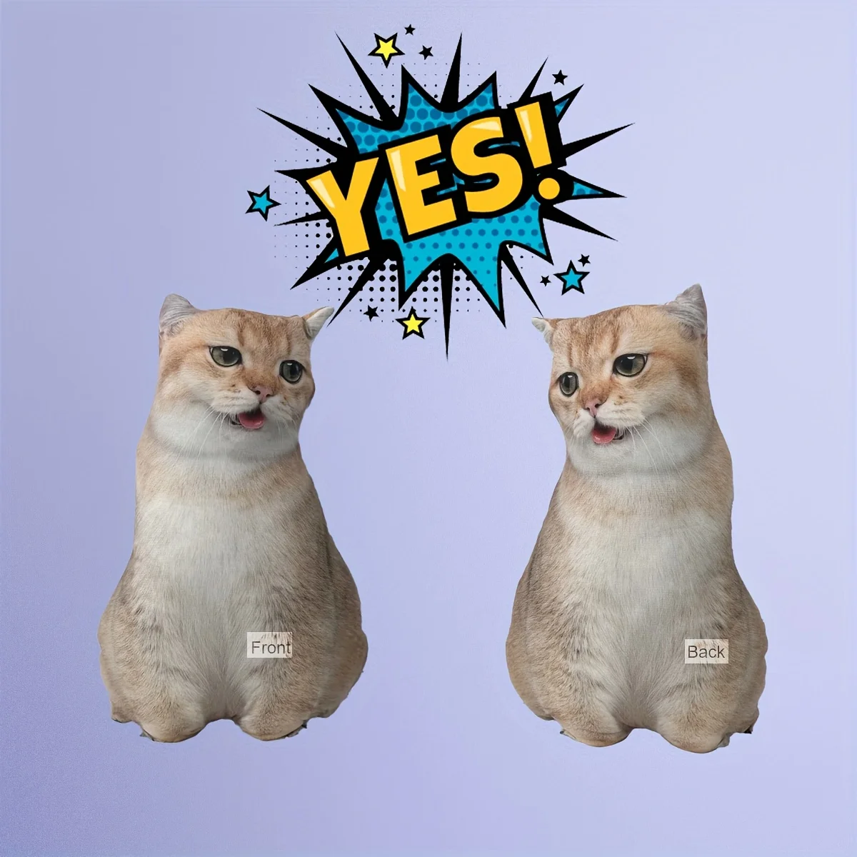 A customizable pet pillow, personalized 3D portrait plush toy for cats and dogs, mini animal pillow toy thumbnail 3