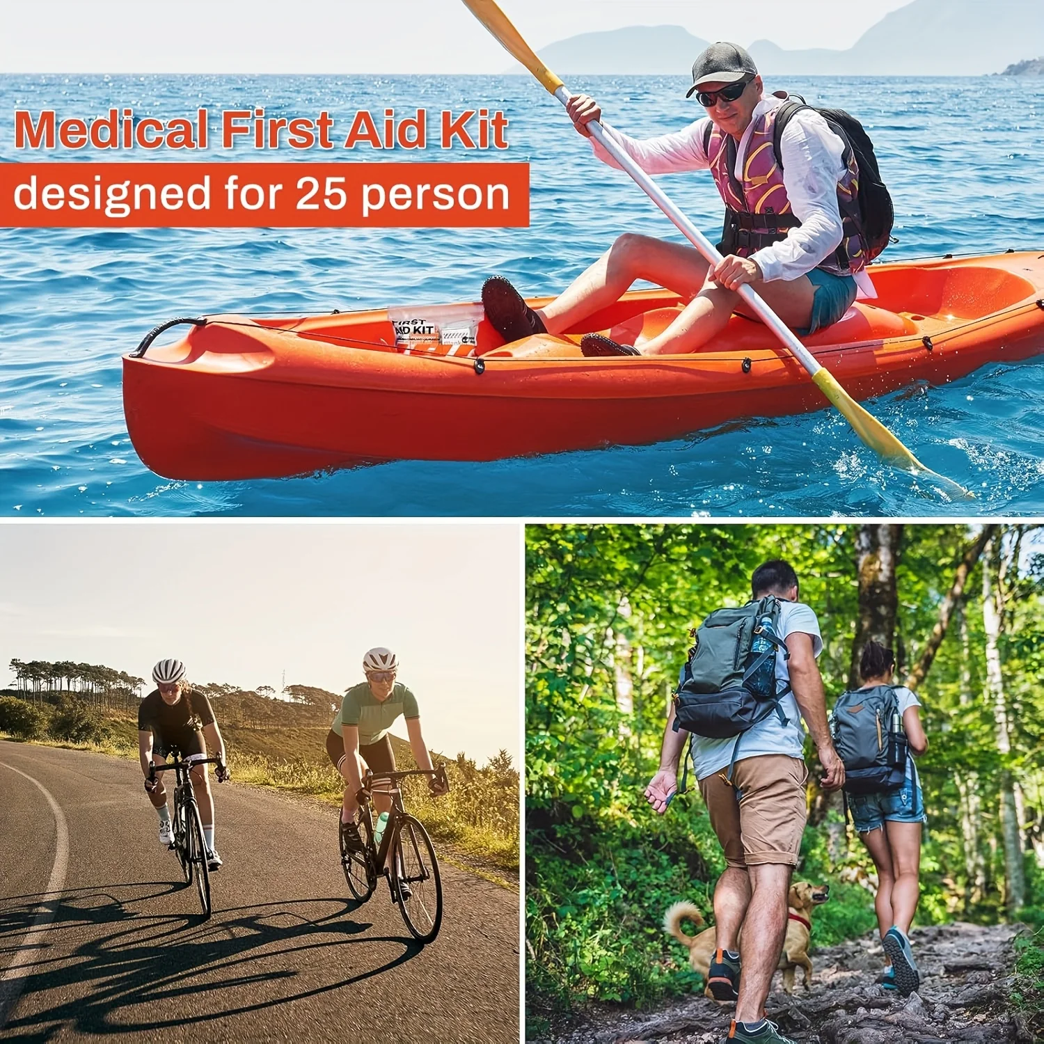 188pcs First Aid Kit Refill - Extra Replacement Supplies, Loose Packed Restock Supply Pack thumbnail 5