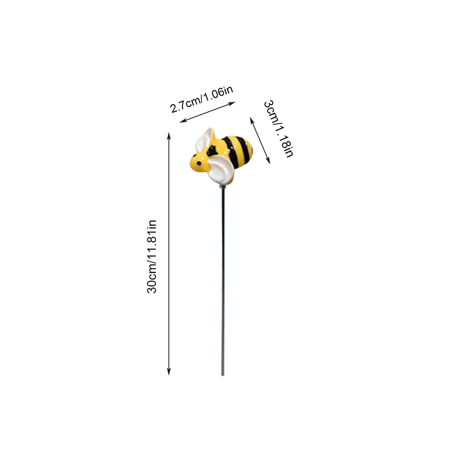 10/20/30pcs Garden Stakes Decoration Bee Yard Pot Pile Lawn Pathway Ornament Flower Pot Indoor Outdoor Landscape Decor thumbnail 6