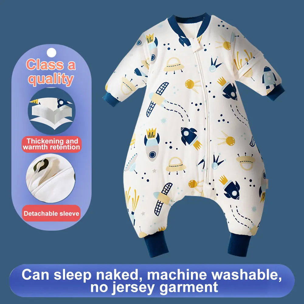 Baby Sleeping Bag Cute Girls Winter Warm Baby Sleepsack With Feet 1-4Years Kids Growth Blanket Sleepwear Children'S Sleeping Bag thumbnail 5