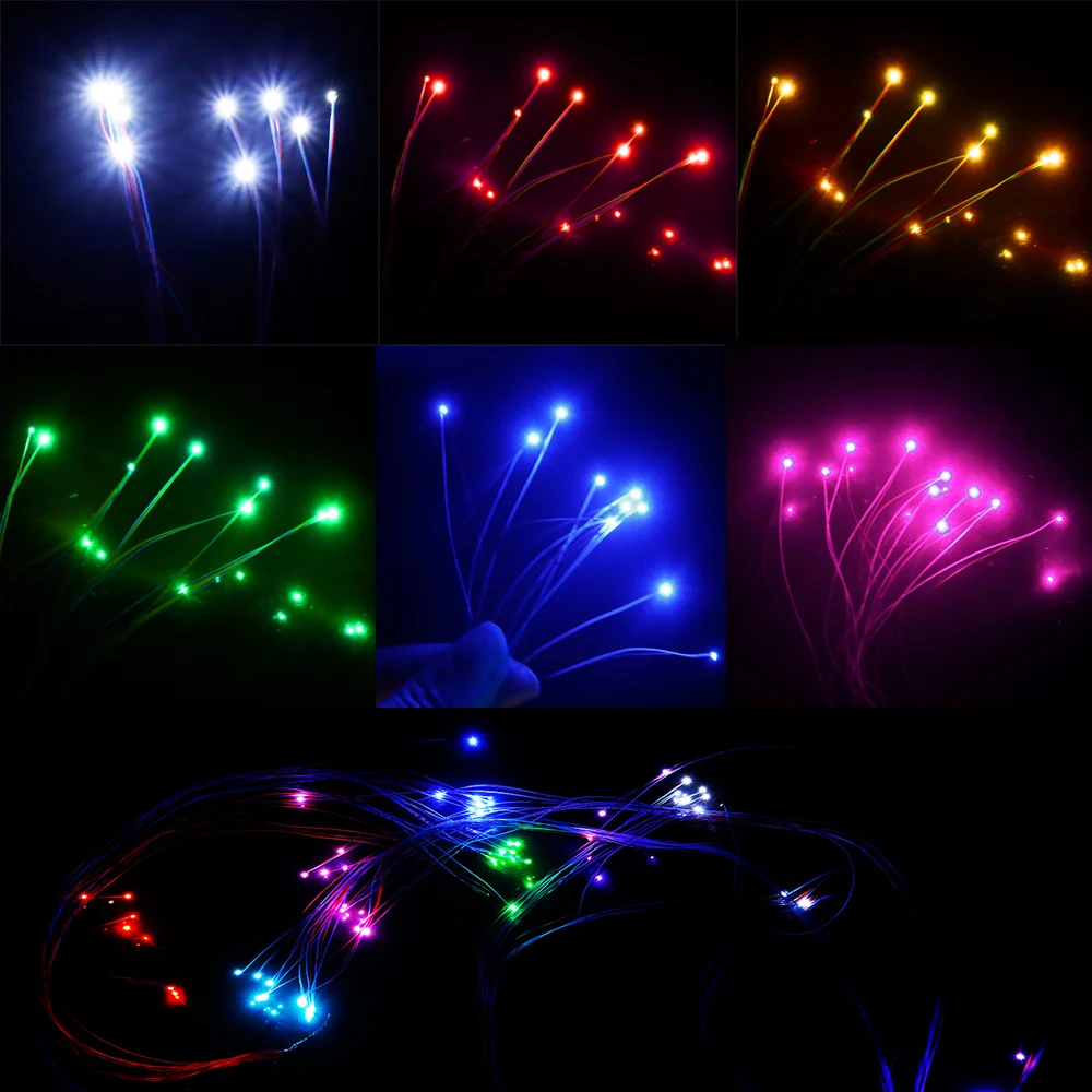 10Pcs 0402 0603 0805 1206 SMD LED Lamp DIY Railway Model Kits Toy Light 3V 30cm Emitting Diode Wram White Red Green Blue Yellow thumbnail 4