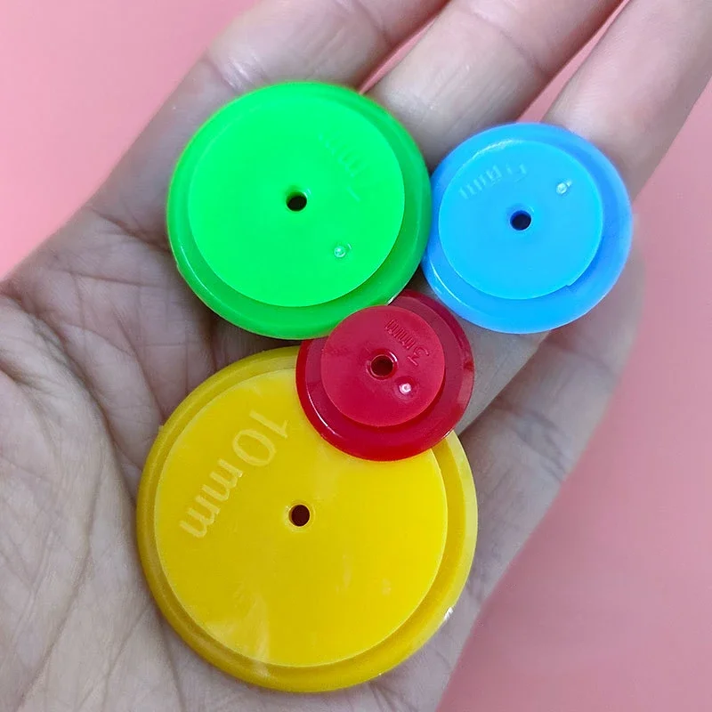 3/5/7/10mm 4pcs/set Seam Allowance Marker for Tailor Scanning Line DIY Patchwork Sewing Scribing Quilting Round Seam Wheel thumbnail 5